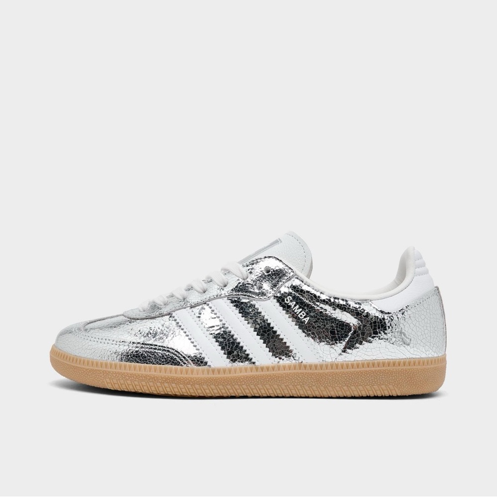 BRAND NEW IN BOX NEVER WORN !Adidas Samba OG Silver Metallic